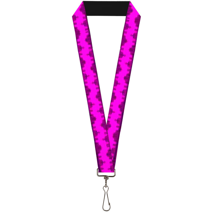 Lanyard - 1.0" - Boudoir Wallpaper Fuchsia Black Lanyards Buckle-Down   