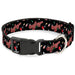 Plastic Clip Collar - A CHRISTMAS STORY Title Logo and Lights Black/Reds Plastic Clip Collars Warner Bros. Holiday Movies   