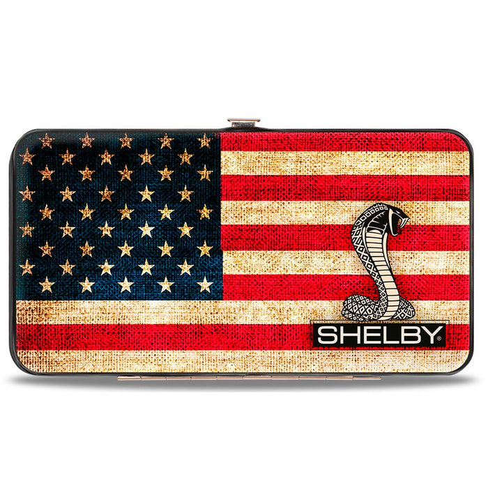 Hinged Wallet - SHELBY Tiffany Box Americana Black White Hinged Wallets Carroll Shelby   