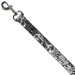Dog Leash - Born to Blossom Black/White Dog Leashes Buckle-Down   
