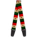 Guitar Strap - Mexico Flag Distressed Guitar Straps Buckle-Down   