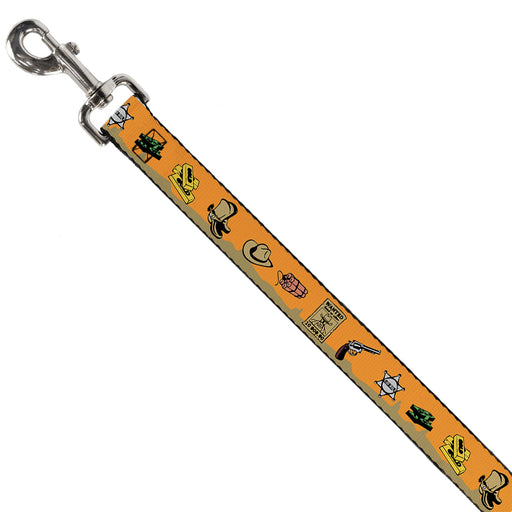 Dog Leash - Old Western Multi Color Dog Leashes Buckle-Down   