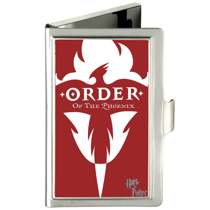 Business Card Holder - SMALL - Harry Potter ORDER OF THE PHOENIX Logo FCG Red White Business Card Holders The Wizarding World of Harry Potter Default Title  