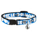 Cat Collar Breakaway - BUCKLE-DOWN Shapes Turquoise White Breakaway Cat Collars Buckle-Down   