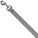 Dog Leash - Square Lines White/Black Dog Leashes Buckle-Down   