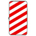 Hinged Wallet - Candy Cane2 Stripe White Red Hinged Wallets Buckle-Down   