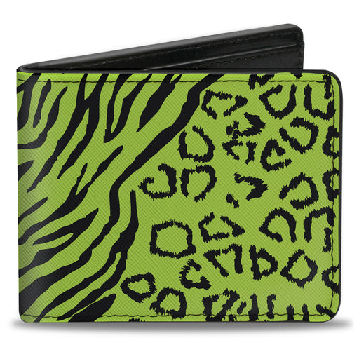 Bi-Fold Wallet - Cheebra Green Black Bi-Fold Wallets Buckle-Down   