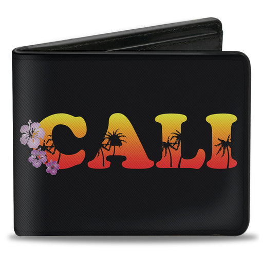 Bi-Fold Wallet - CALI Tropical Black Multi Color Bi-Fold Wallets Buckle-Down   