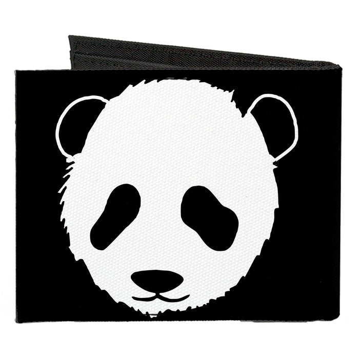 Canvas Bi-Fold Wallet - Panda Bear Repeat Canvas Bi-Fold Wallets Buckle-Down   