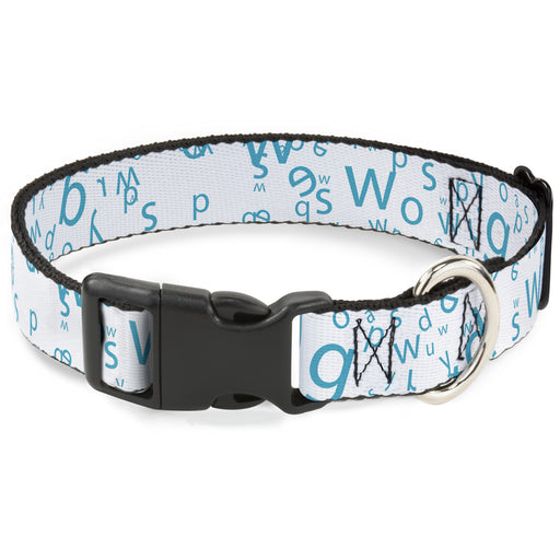 Plastic Clip Collar - Stargazer White/Blue Plastic Clip Collars Buckle-Down   