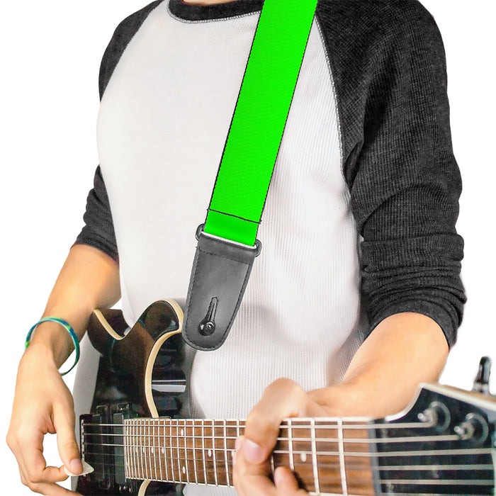 Guitar Strap - Neon Green Guitar Straps Buckle-Down   