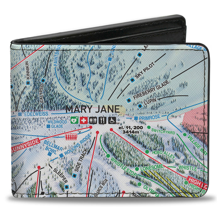 Bi-Fold Wallet - Colorado Winter Park Run1 Mary Jane Bi-Fold Wallets Buckle-Down   