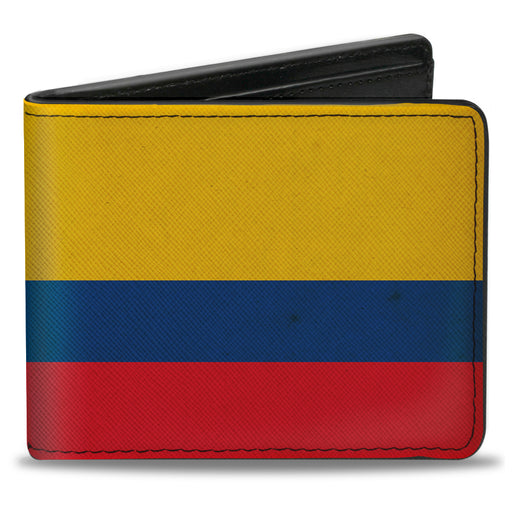 Bi-Fold Wallet - Colombia Flag Distressed Bi-Fold Wallets Buckle-Down   