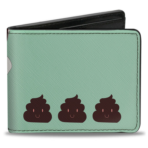 Bi-Fold Wallet - Zebra Poops Color Bi-Fold Wallets Buckle-Down   