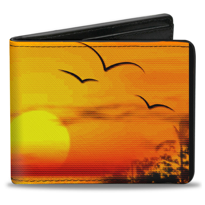 Bi-Fold Wallet - Golden Sunset Bi-Fold Wallets Buckle-Down   