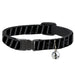 Cat Collar Breakaway - Diagonal Stripes Black Gray Breakaway Cat Collars Buckle-Down   