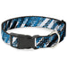 Plastic Clip Collar - Grunge Tread Blue Plastic Clip Collars Buckle-Down   