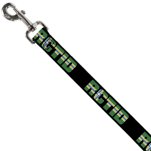 Dog Leash - RCTID Black/Portland Flag Dog Leashes Buckle-Down   