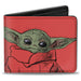 Bi-Fold Wallet - Star Wars The Child Sketch + THIS IS MY GOOD SIDE Red White Bi-Fold Wallets Star Wars   