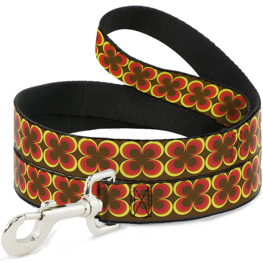 Dog Leash - Four Dot Gradient Brown/Yellow/Red Dog Leashes Buckle-Down   