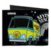 Canvas Bi-Fold Wallet - SCOOBYNATURAL MYSTERY MACHINE Van & BABY Impala Scene Black White Grays Blues Canvas Bi-Fold Wallets Scooby Doo Supernatural   