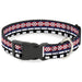 Plastic Clip Collar - Aztec13 White/Navy/Red/Black Plastic Clip Collars Buckle-Down   