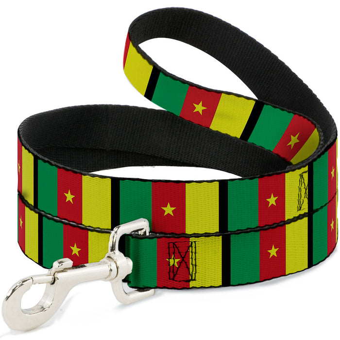 Dog Leash - Cameroon Flags Dog Leashes Buckle-Down   