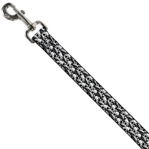 Dog Leash - Skull Yard Black/White Dog Leashes Buckle-Down   