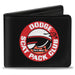 Bi-Fold Wallet - DODGE SCAT PACK CLUB Bumblebee Logo Black Red White Bi-Fold Wallets Dodge   