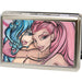 Business Card Holder - LARGE - No Glove, No Love FCG Metal ID Cases Sexy Ink Girls   