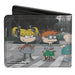 Bi-Fold Wallet - Rugrats 6-Character Road Crossing Scene Bi-Fold Wallets Nickelodeon   