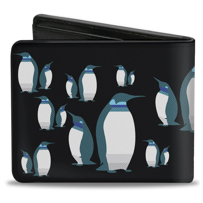 Bi-Fold Wallet - Emperor Penguins Gray Blues Bi-Fold Wallets Buckle-Down   