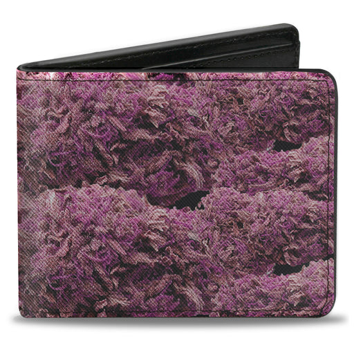Bi-Fold Wallet - Vivid Marijuana Nugs Stacked Purples Bi-Fold Wallets Buckle-Down   