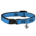 Cat Collar Breakaway - Ditsy Floral Blue Light Blue White Breakaway Cat Collars Buckle-Down   