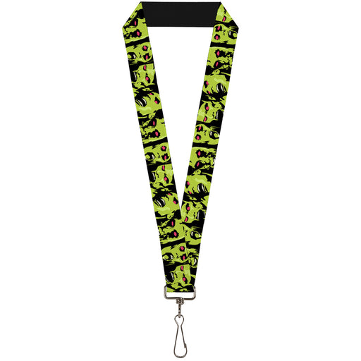 Lanyard - 1.0" - Zombie Expressions Black Green Red Lanyards Buckle-Down   