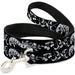 Dog Leash - Lucky Black/White Dog Leashes Buckle-Down   