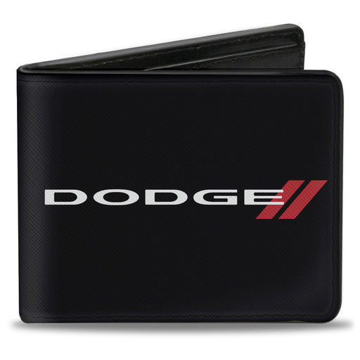 Bi-Fold Wallet - DODGE Red Rhombus Black White Red Bi-Fold Wallets Dodge   