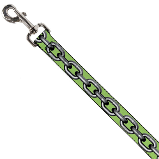 Dog Leash - Metal Chain Green/Gray Dog Leashes Buckle-Down   