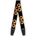 Guitar Strap - Owl Eyes 2 Guitar Straps Buckle-Down   