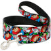 Dog Leash - Looney Tunes 3-B-Boy Stance Character Poses Stacked Dog Leashes Looney Tunes   