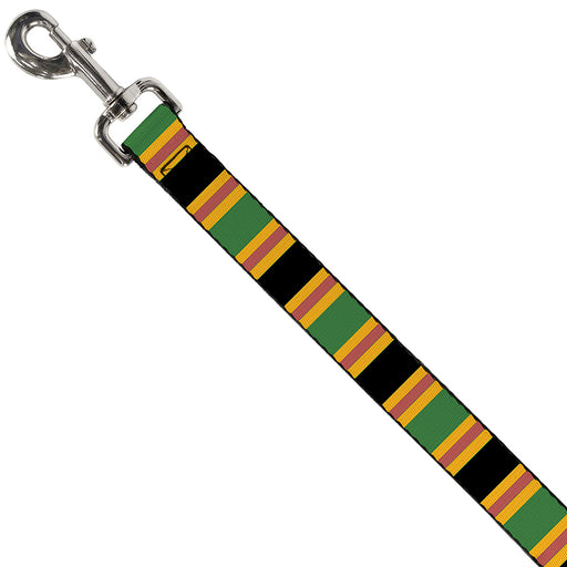 Dog Leash - Lines Black/Gold/Pink/Green Dog Leashes Buckle-Down   