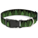 Plastic Clip Collar - Pine Tree Silhouettes Black/Greens Plastic Clip Collars Buckle-Down   