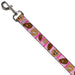 Dog Leash - Fried Chicken & Waffles Plaid Pinks Dog Leashes Buckle-Down   