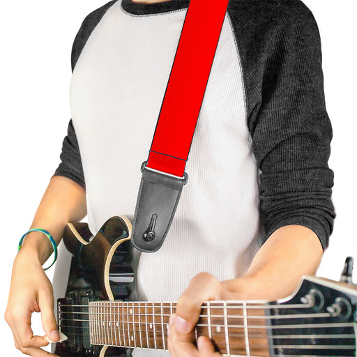 Guitar Strap - Red Guitar Straps Buckle-Down   