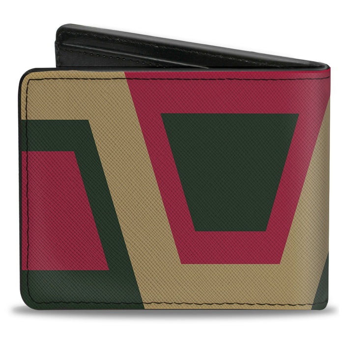 Bi-Fold Wallet - Aztec17 Tan Red Black Bi-Fold Wallets Buckle-Down   