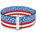 MARVEL AVENGERS Cinch Waist Belt - Captain America Star Stars & Stripes Blue Red White Silvers Womens Cinch Waist Belts Marvel Comics   