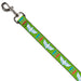 Dog Leash - Toy Story Buzz Lightyear Bounding Space Ranger Logo/Buttons Green/White/Blue/Red Dog Leashes Disney   