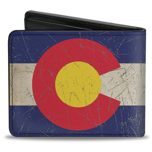 Bi-Fold Wallet - Colorado Flags2 Repeat Vintage Bi-Fold Wallets Buckle-Down   