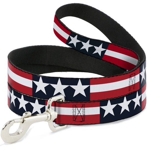Dog Leash - Americana Stars & Stripes Dog Leashes Buckle-Down   