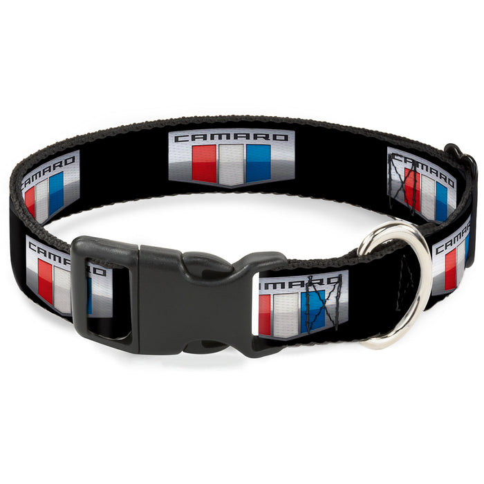 Plastic Clip Collar - CAMARO Six Badge Black/Silver/Red/White/Blue Plastic Clip Collars GM General Motors   